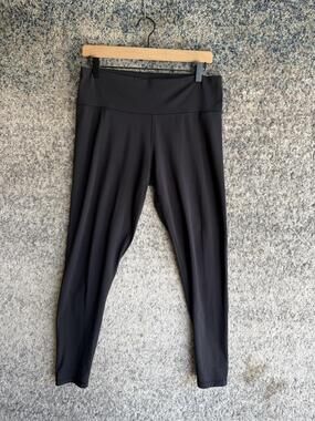 Adidas Leggings Womens Large Black Ankle Yoga Pants Athletic Gym Training